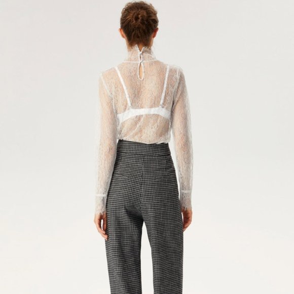 Lace Turtleneck Blouse - Picture 3 of 3